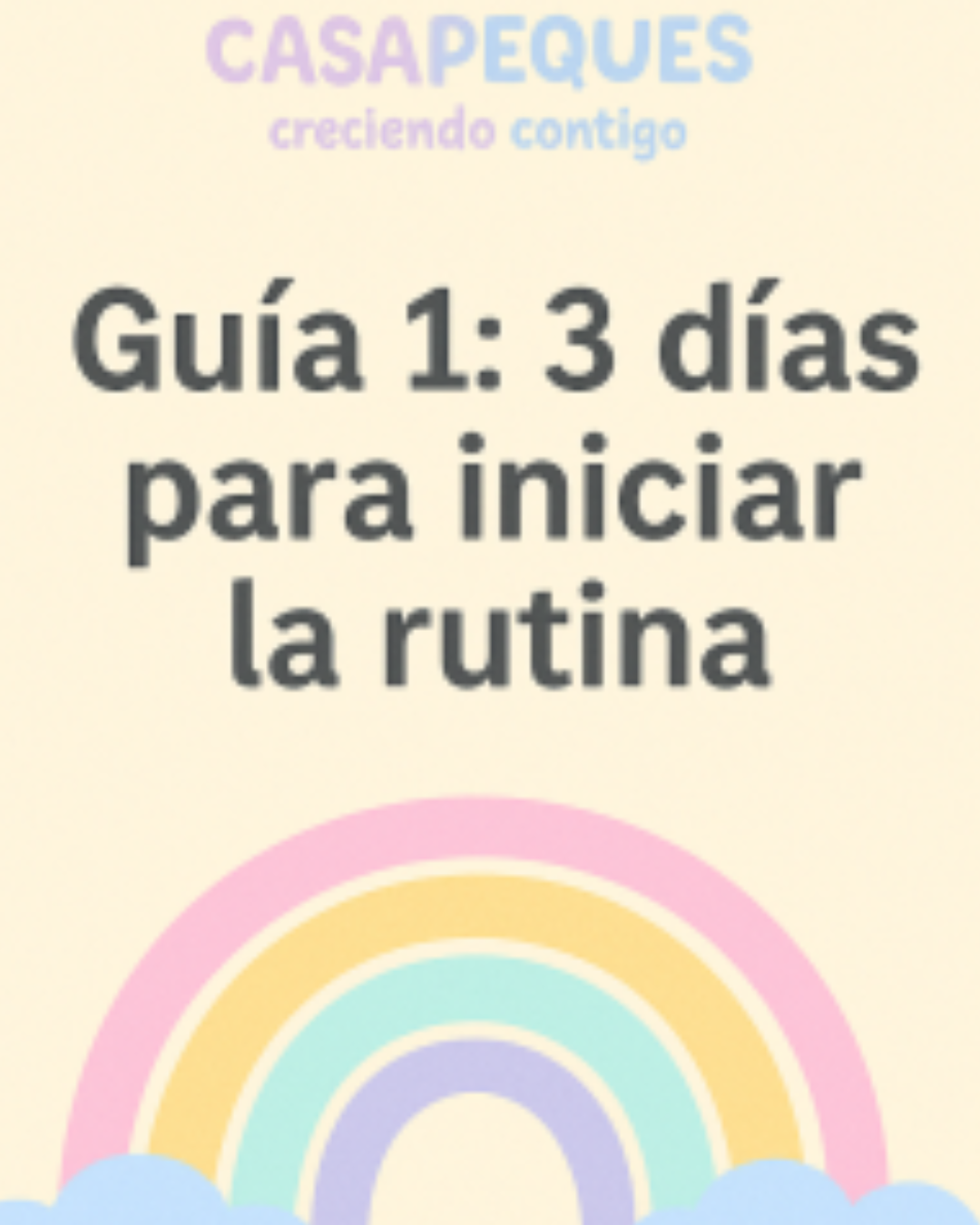 Guia: Guía: 3 días para iniciar la rutina