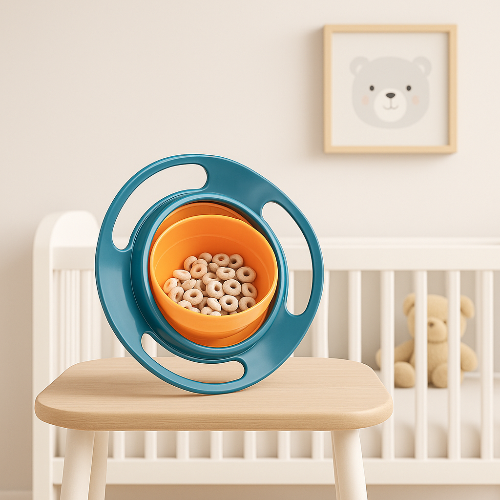 Plato Antiderrame Giratorio – Todo en su lugar